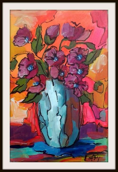 Original acrylic on canvas by Lofty (340 x 520)