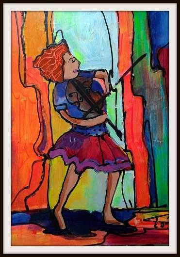 Original acrylic by Lofty (300 x 400)