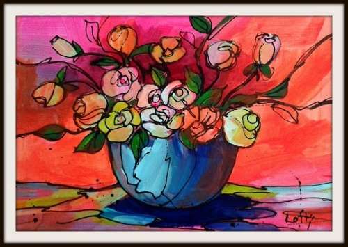 Original acrylic on canvas by Lofty (450 x 640)