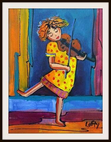 Original acrylic by Lofty (300 x 400)