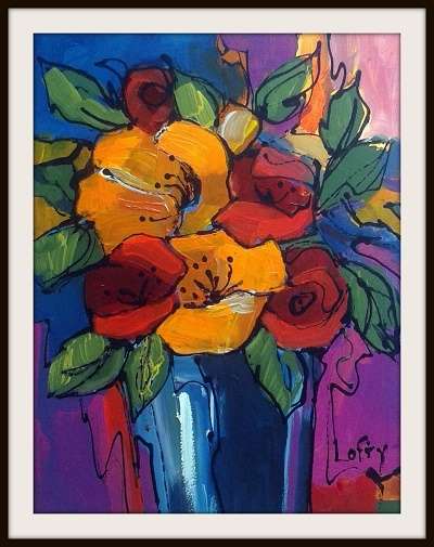 Original acrylic by Lofty (300 x 400)