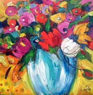 Just colours (550 x 550)on canvas by Lofty . Unframed
