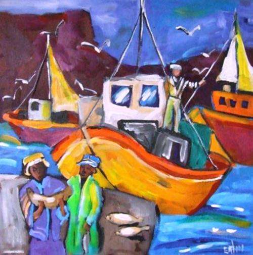 Die hawe (460 x 460) Acrylic on canvas. Unframed.