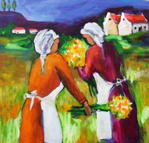 Acrylic on canvas. (460 x 460) Unframed.