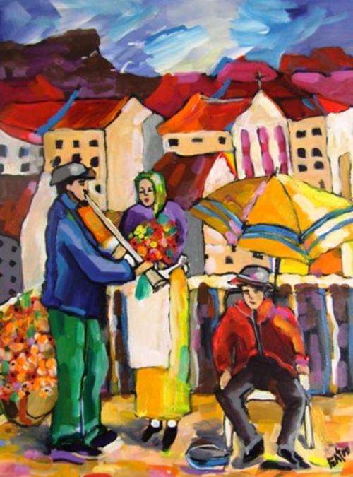 Acrylic on canvas (560 x 760) Unframed