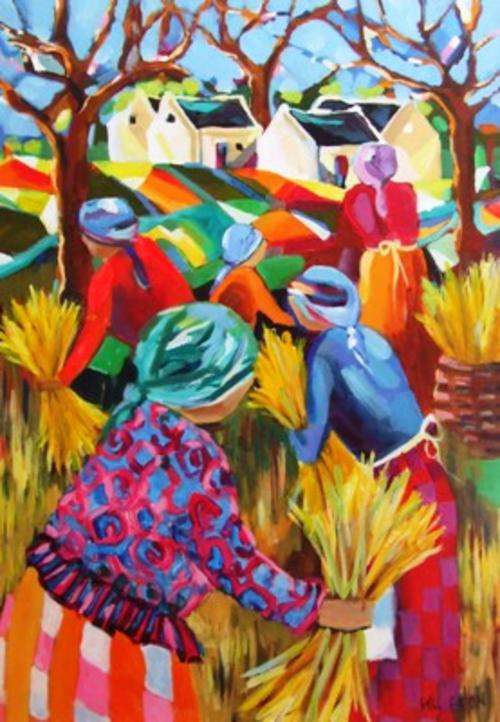 Lofty Eaton  (700 x 1000) Unframed. Large painting!