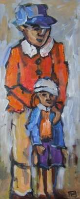 Acrylic on board (300 x 700) Unframed