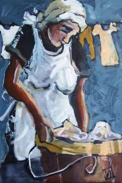 Acrylic on board.(400 x 600) Unframed.