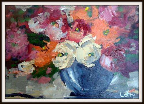 Original acrylic by Lofty.(300 x 400)