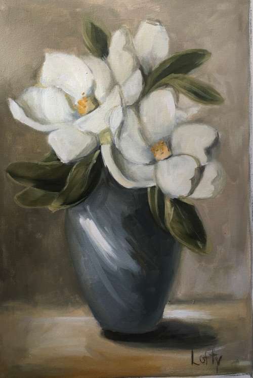 Magnolia`s (340 x 500) Acrylic on canvas