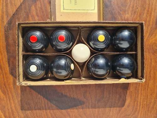 Vintage Set of Carpet Bowls