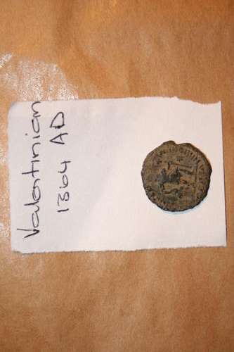 Ancient coin Valentinian 1364 AD