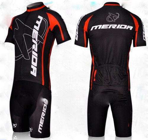 merida red 2012 jersey and bib shorts
