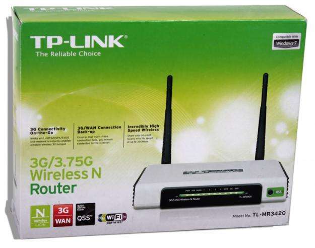 TP-Link TL-MR3420 3G/3.75G Wireless N Router