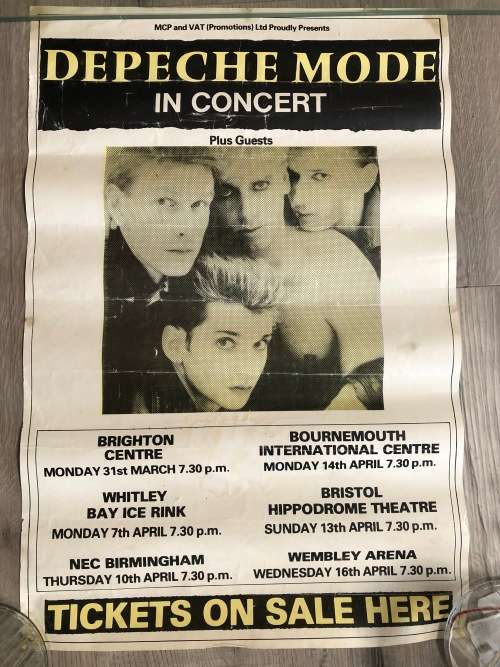 6 x Depeche Mode Promotional Posters Tour Poster