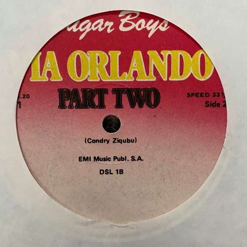 Sugar Boys - Via Orlando Part Two Vinyl Maxi 12 Inch South African Funk Soul