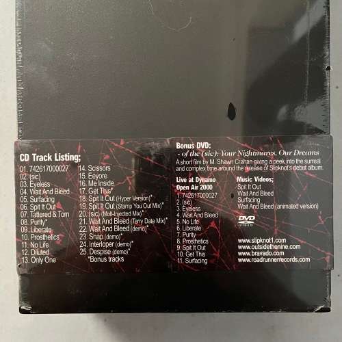 Slipknot - Slipknot Rare Box Set 10th Anniversary T-Shirt Beanie Patch CD DVD