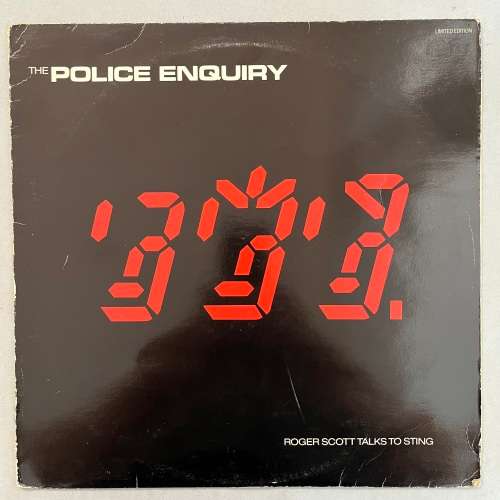The Police - The Police Enquiry Vinyl LP Limited Promo