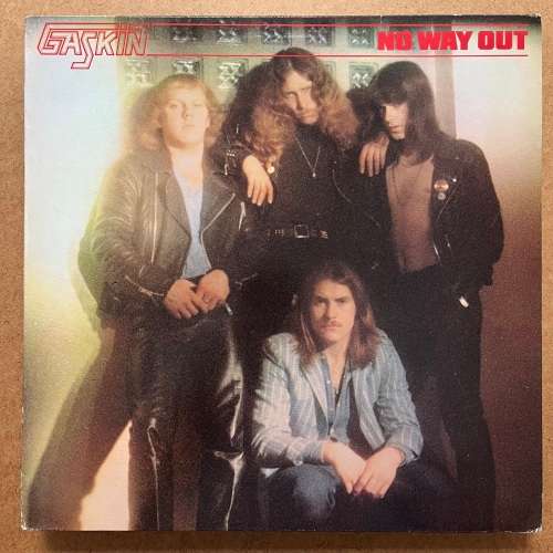 Gaskin - No Way Out Vinyl LP NWOBHM UK Press Rondelet Records
