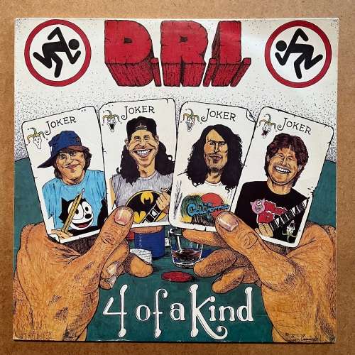 D.R.I. - 4 Of A Kind Vinyl LP Thrash Hardcore Crossover Metal Blade Records 1988 Press