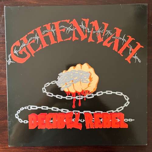 Gehennah - Decibel Rebel Vinyl LP Rare Original Osmose Black Thrash Speed Metal