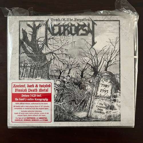 Necropsy - Tomb Of The Forgotten Limited 3CD Boxset Finnish Death Metal