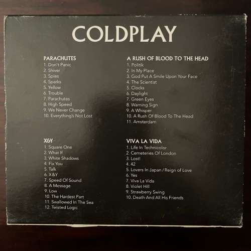 Coldplay - 4CD Catalogue Set Limited Edition EU Press