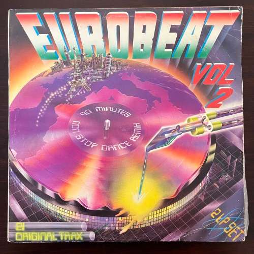 Eurobeat Vol 2 Vinyl 2LP South African House Dance Compilation