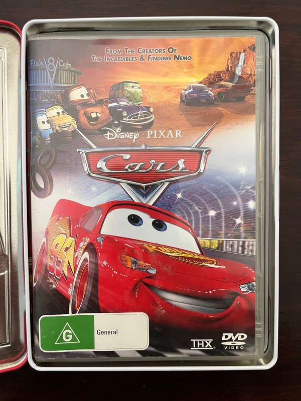 Cars DVD Limited Tin Edition Australian Exclusive Pixar Disney