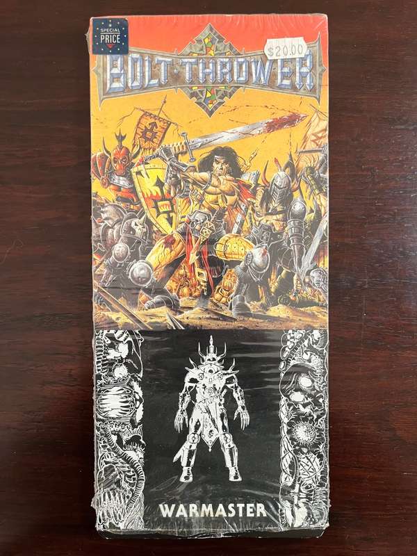 Bolt Thrower - Warmaster Super Rare CD Longbox US Press Death Metal