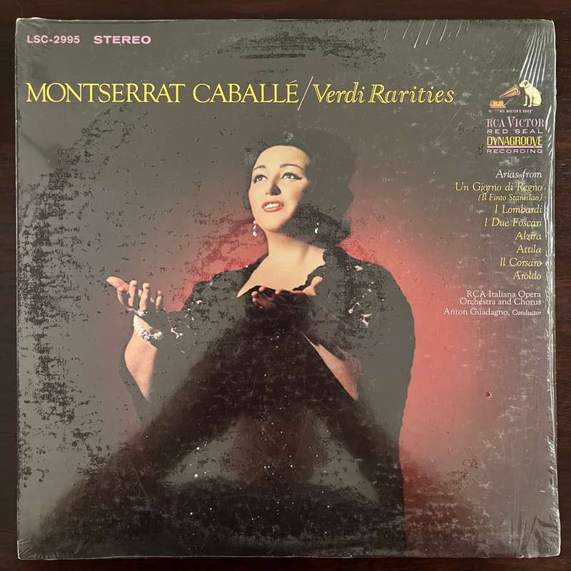 Montserrat Caballe - Verdi Rarities Vinyl LP US Press Dynagroove