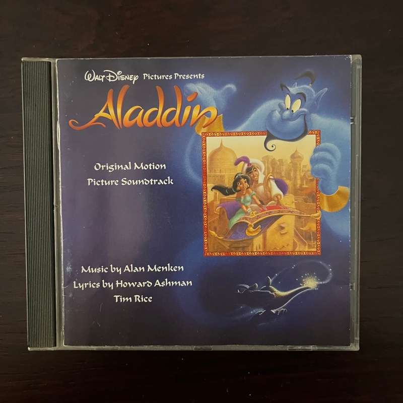 Aladdin CD Soundtrack Score Disney US Press