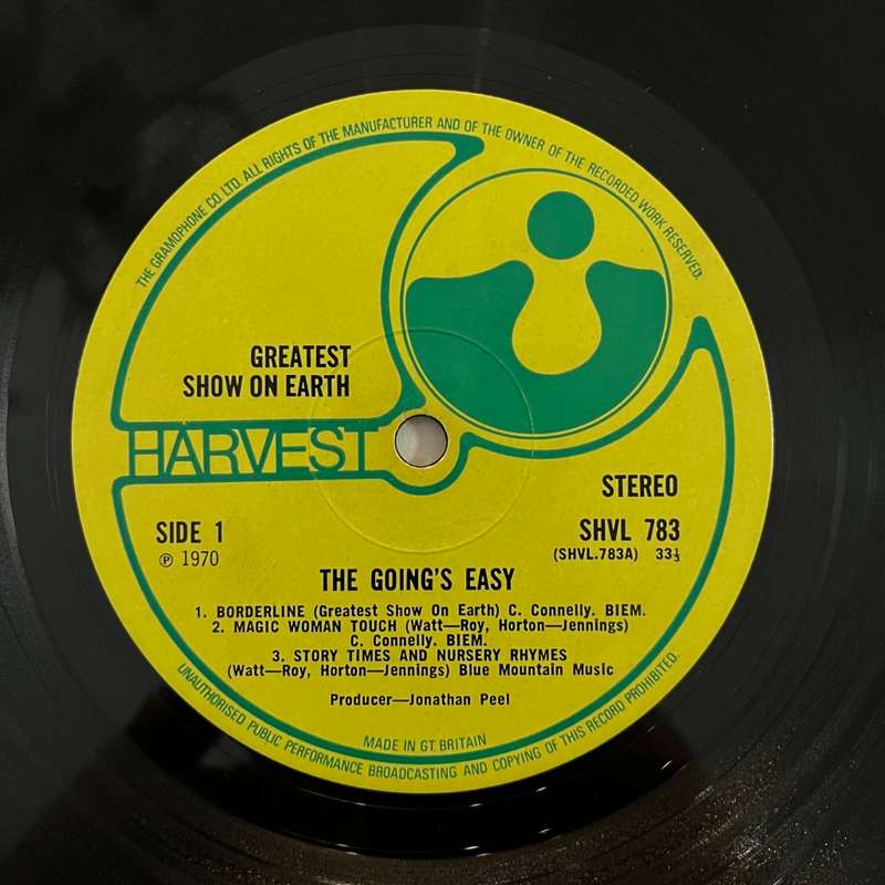 The Greatest Show On Earth - The Goings Easy Vinyl LP Rare 1970 Original First UK Press Blues Rock