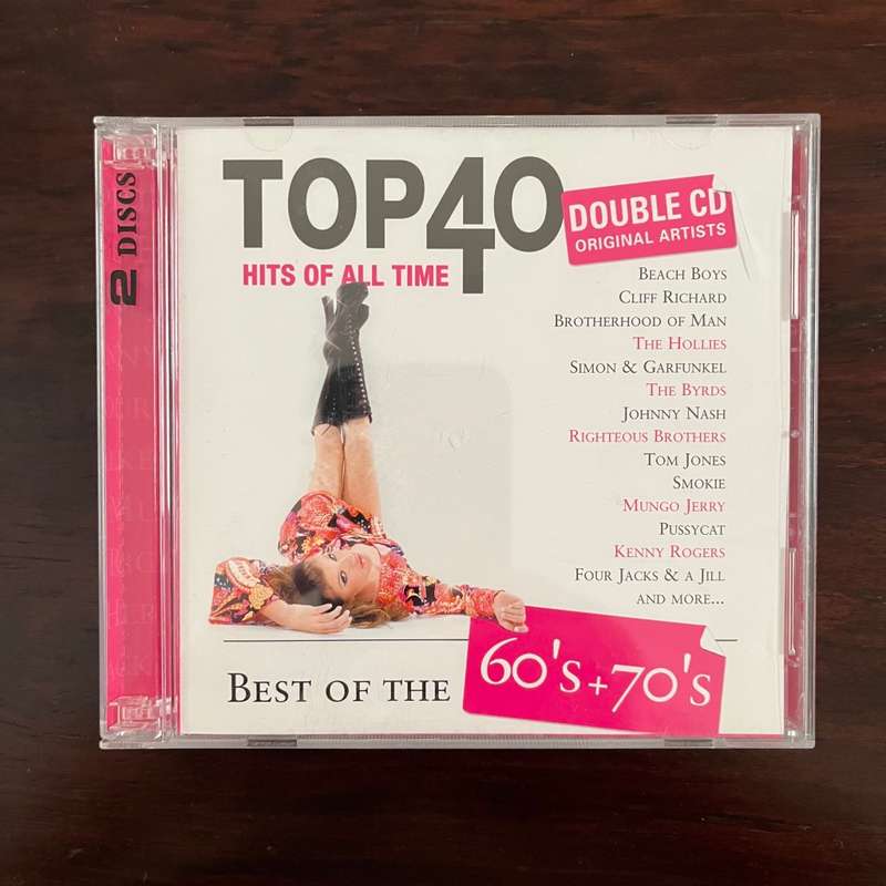 Top 40 Hits Of All Time 60s & 70s 2CD Compilation South African Press