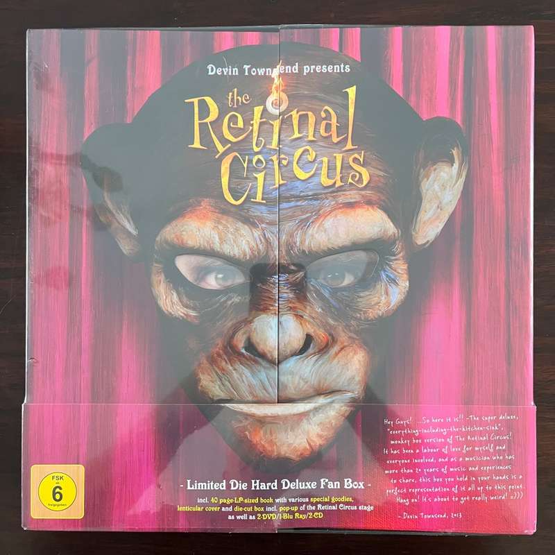 Devin Townsend - The Retinal Circus Rare Die Hard Limited Fan Box 2CD 2DVD Blu Ray Numbered New