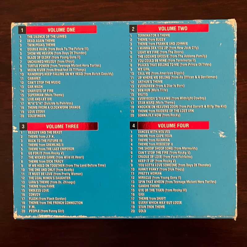 Great Film Themes 4CD Boxset Scores Soundtracks