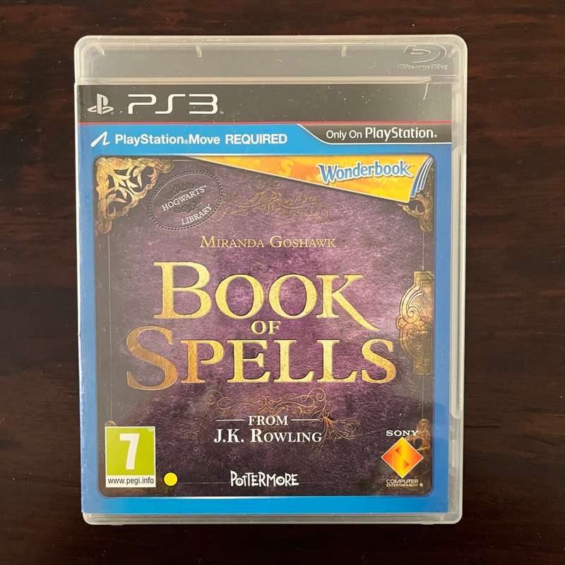 PS3 Book Of Spells J.K. Rowling Harry Potter