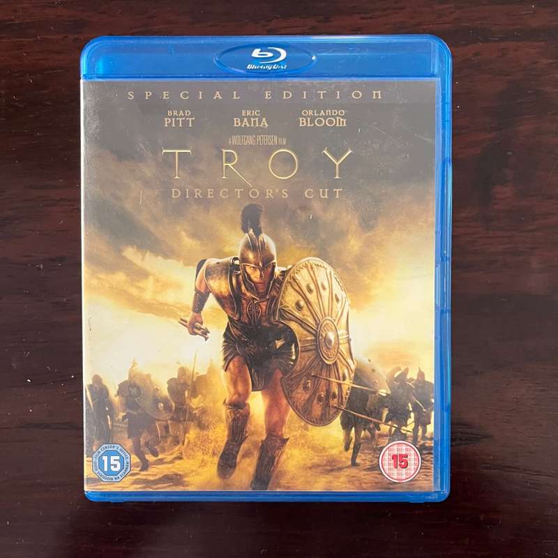 Troy Directors Cut Blu Ray UK Press Import