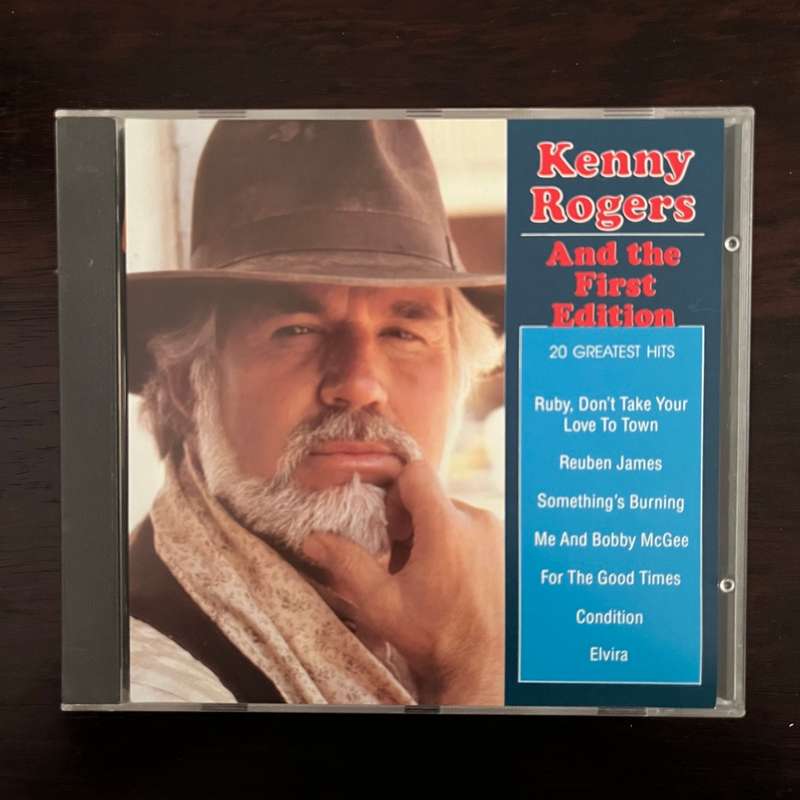 Kenny Rogers and First Edition - 20 Greatest Hits CD West German Press