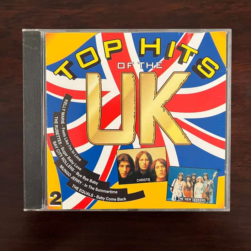 UK Top Hits No.2 CD Import Compilation The Equals The Troggs The Rubettes