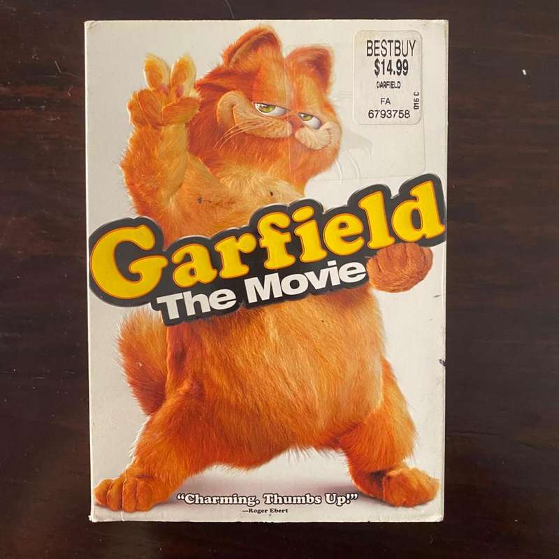 Garfield The Movie DVD US Press Zone 1 Slipcase