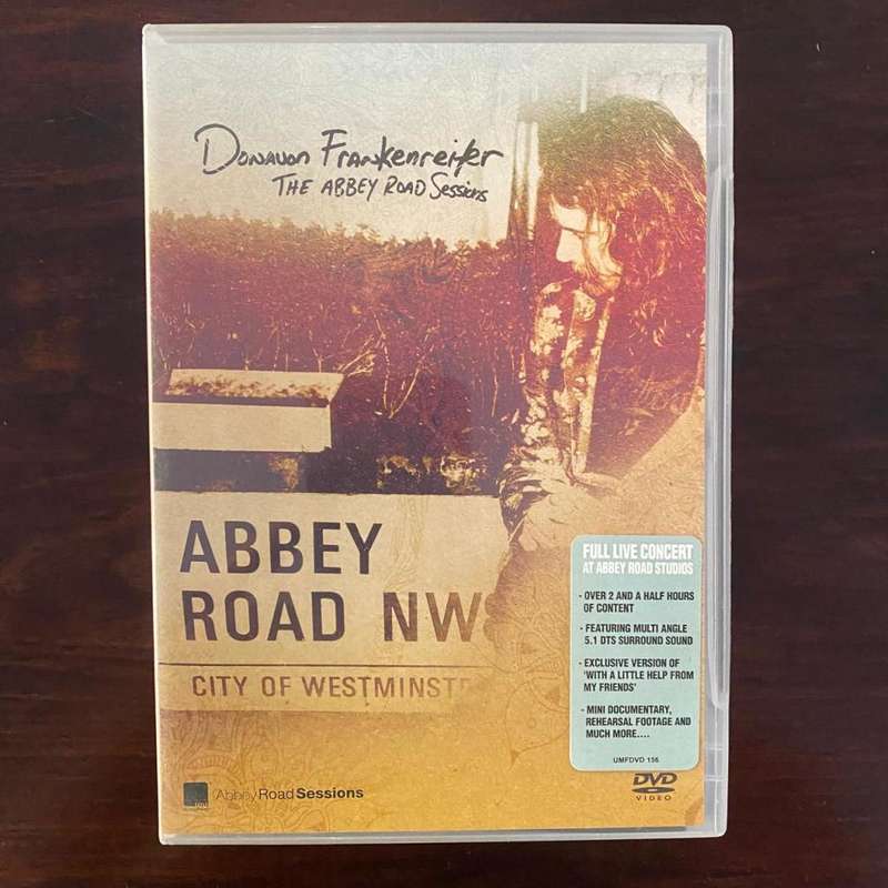 Donovan Frankenreiter - The Abbey Road Sessions DVD South African Press