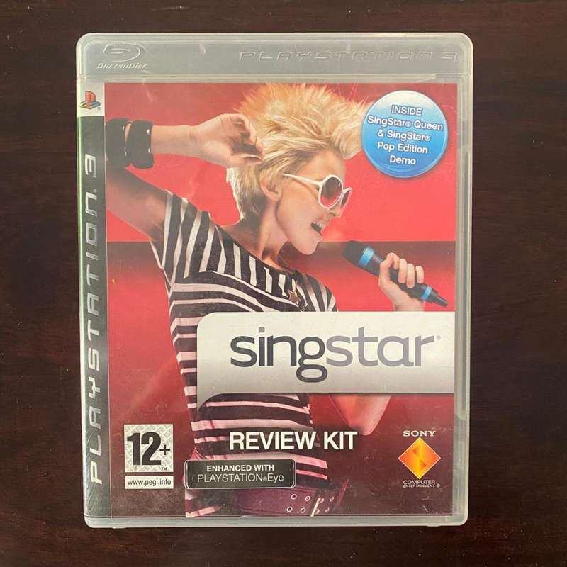 PS3 Rare Singstar Review Kit 3 Disc Queen & Singstar Pop Edition Demos