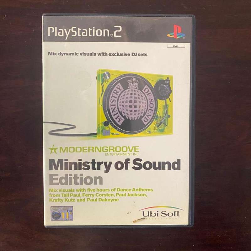 PS2 Moderngroove Ministry Of Sound Edition Import