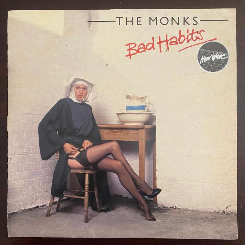 The Monks - Bad Habits Vinyl LP New Wave Power Pop Punk South African Press