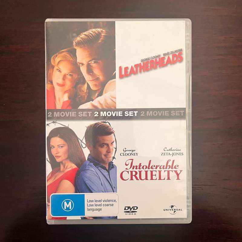 Leatherheads / Intolerable Cruelty 2DVD Set Australian Press George Clooney