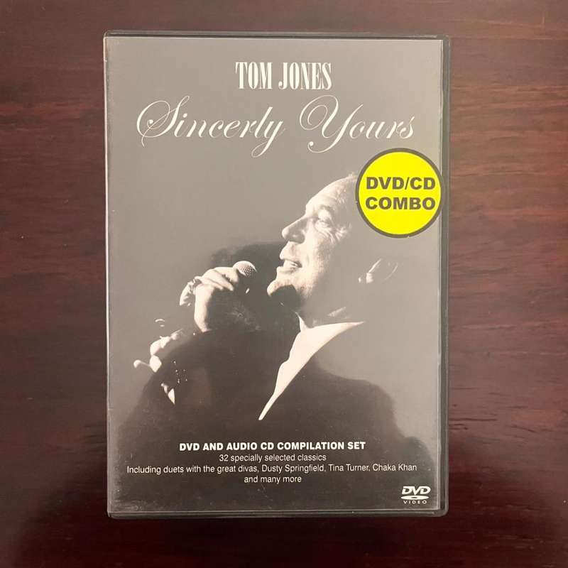 Tom Jones - Sincerly Yours DVD CD South African Press