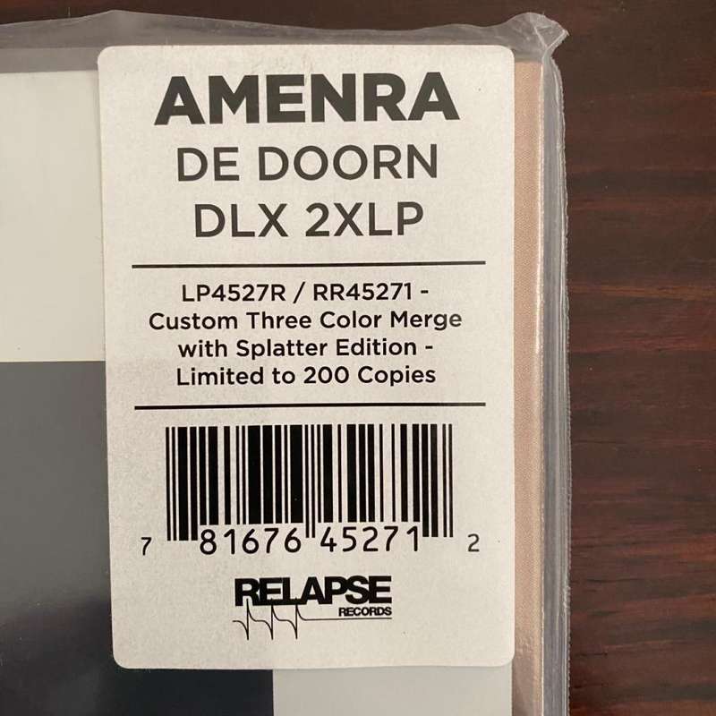 Amenra - De Doorn Vinyl 2LP Deluxe Edition Doom Sludge Post Metal Ltd 248