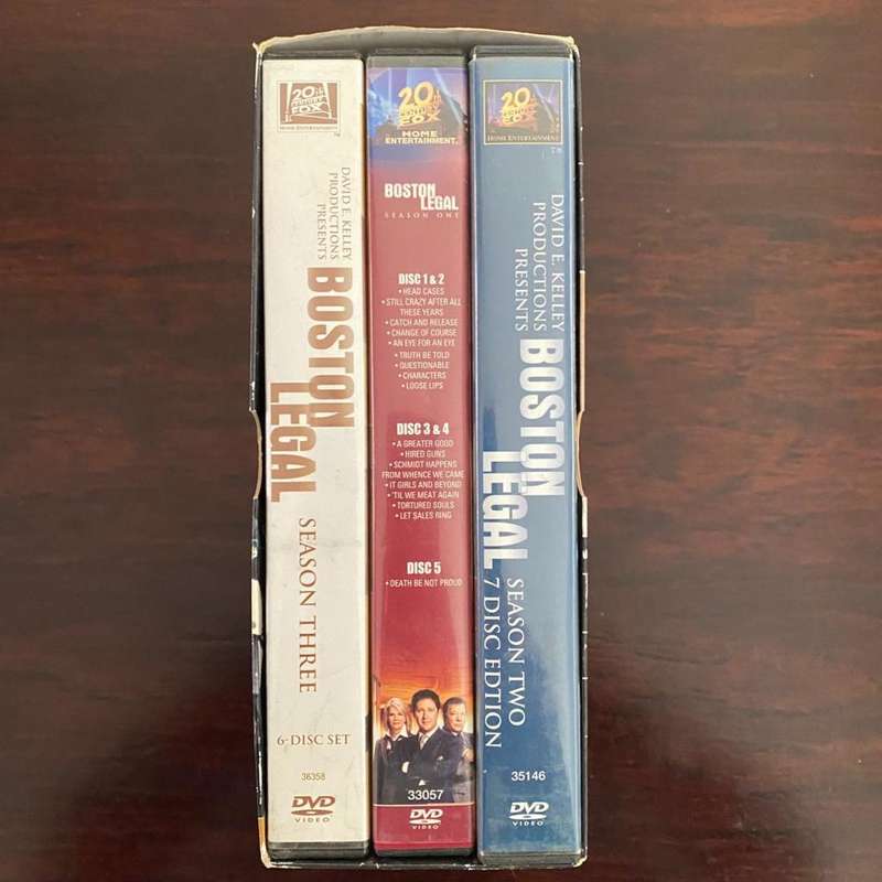 Boston Legal - Complete Seasons 1-3 Series 18DVD Set South African Press