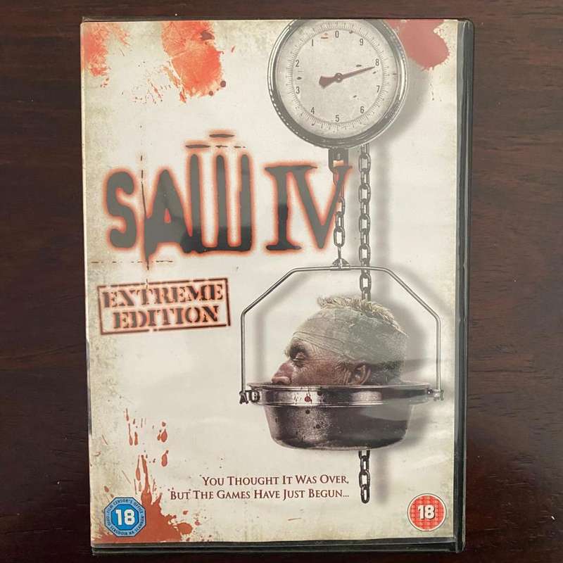 Saw IV DVD UK Press Import